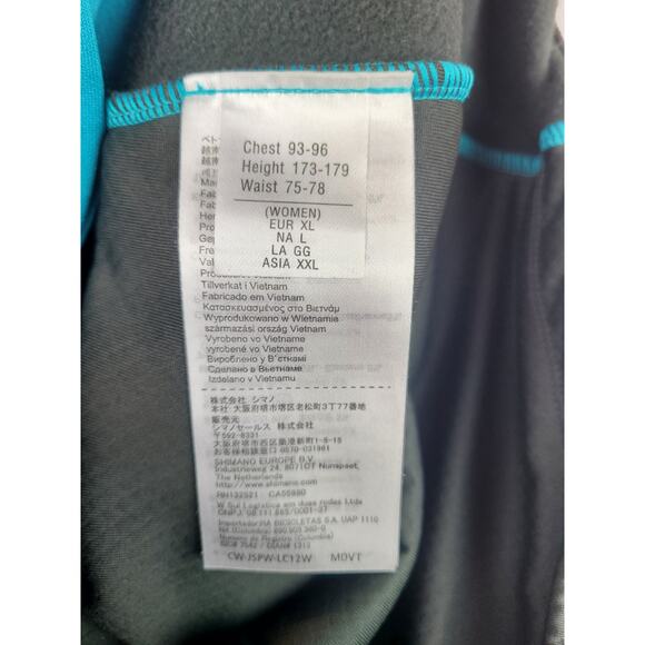 Shimano Women's Cycling Jacket Blue Black Pink Size Large - Picture 8 of 10